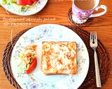 朝食に濃厚エビトースト☀簡単で腹持ち◎❗作り方2写真