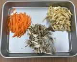 【大崎市】舞茸ごはん【学校給食】作り方1写真