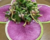 紫大根のマカ炒めサラダ作り方4写真