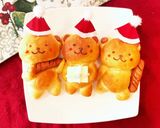 クリスマスに♪ねじねじミニリースパン作り方17写真