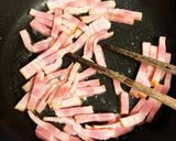 7分でほうれん草とベーコン醤油作り方1写真