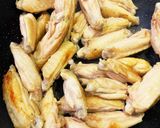 鶏手羽中のゴマ照り焼き（キムチ）作り方1写真