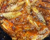 鶏手羽中のゴマ照り焼き（キムチ）作り方3写真