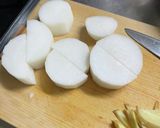 鶏ちくわ大根のおかず煮作り方1写真