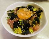 マグロとアボカドのユッケ作り方3写真