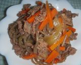 A圧力鍋で牛肉と糸コンニャク煮作り方8写真