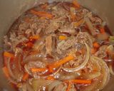 A圧力鍋で牛肉と糸コンニャク煮作り方7写真
