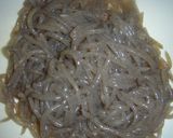 A圧力鍋で牛肉と糸コンニャク煮作り方2写真