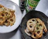 れんこんだけで一品～山椒風味おつまみ作り方7写真
