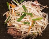 【5分】旨味たっぷり牛野菜炒め(1人前)作り方4写真