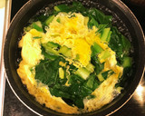 我が家の定番♡小松菜卵のお味噌汁作り方2写真