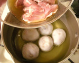 鶏と里芋の柚子こしょう煮　白味噌仕立て作り方2写真