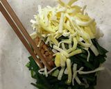 #小麦粉なし #納豆ニラチーズチヂミ作り方1写真