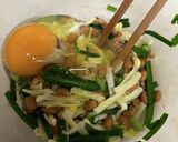 #小麦粉なし #納豆ニラチーズチヂミ作り方2写真