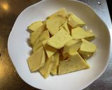 余ったキーマカレー活用→薩摩芋コロッケ作り方2写真