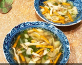 セロリと舞茸の野菜たっぷりコンソメスープ作り方9写真