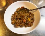 余ったキーマカレー活用→薩摩芋コロッケ作り方1写真