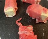 豚巻き豆腐と、キャベツもやしの味噌煮作り方1写真