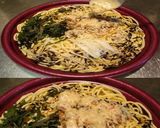 美味ドレスイートわさびマヨ大葉と鯖パスタ作り方1写真