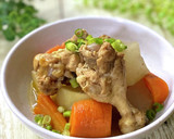 手羽元と大根のさっぱりだしカレー風味煮作り方3写真