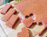 簡単♪レッドベルベットブラウニー作り方4写真