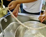 羊の大腸のソーセージ作り方3写真