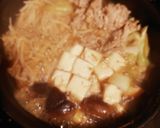 フライパンで豚もも肉のすき焼き風〜♪作り方4写真