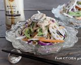 胡麻香る☆7品目で作る！胡麻ドレ和え作り方9写真