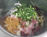 ハマチの塩ごま漬け丼作り方5写真