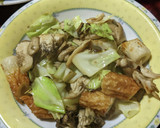ちくわと舞茸を炒めたん作り方2写真