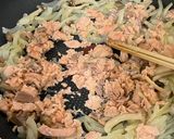 鮭のクリームパスタ作り方3写真
