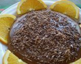 オレンジとチョコレートのホットケーキ♪作り方4写真