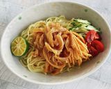 ミミガーピーナッツ和えの冷やし中華作り方6写真