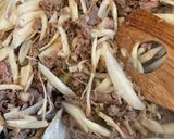 牛肉とごぼうとれんこんのしぐれ煮作り方5写真