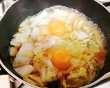 白菜の巣ごもり卵作り方2写真