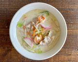 糖質制限！野菜豚骨ちゃんぽん作り方5写真