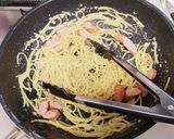フライパンのみ☆カルボナーラ風作り方4写真