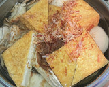 大根、厚揚げ、ごぼう天、舞茸隠し味おでん作り方2写真