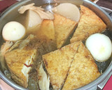 大根、厚揚げ、ごぼう天、舞茸隠し味おでん作り方3写真