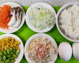 毛ガニのきのこソースオムライス作り方1写真