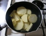 しっとり　サツマイモとリンゴのケーキ作り方3写真