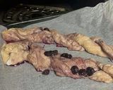 簡単！全粒粉でブルーベリーツイストパン♪作り方6写真