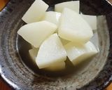 やさしい味☆大根の色そのままの鶏がら塩煮作り方5写真