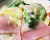 白菜とハムのクリーム煮作り方7写真