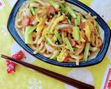 冷凍さぬきうどんの焼きうどん♪作り方4写真