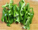 鶏むね肉とピーマンのオイスターソース炒め作り方1写真