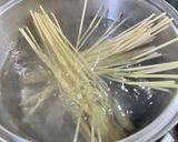 ベーコンとほうれん草トマトクリームパスタ作り方1写真