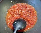 ベーコンとほうれん草トマトクリームパスタ作り方5写真