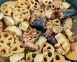 時短簡単！サバ缶と蓮根の味噌煮作り方4写真