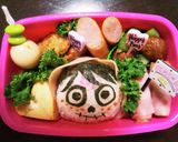 今日のキャラ弁（リメンバー・ミーミゲル）作り方2写真